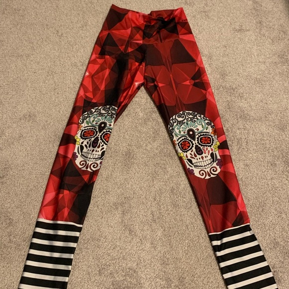 Skull Namastefit yoga pants - Picture 1 of 2